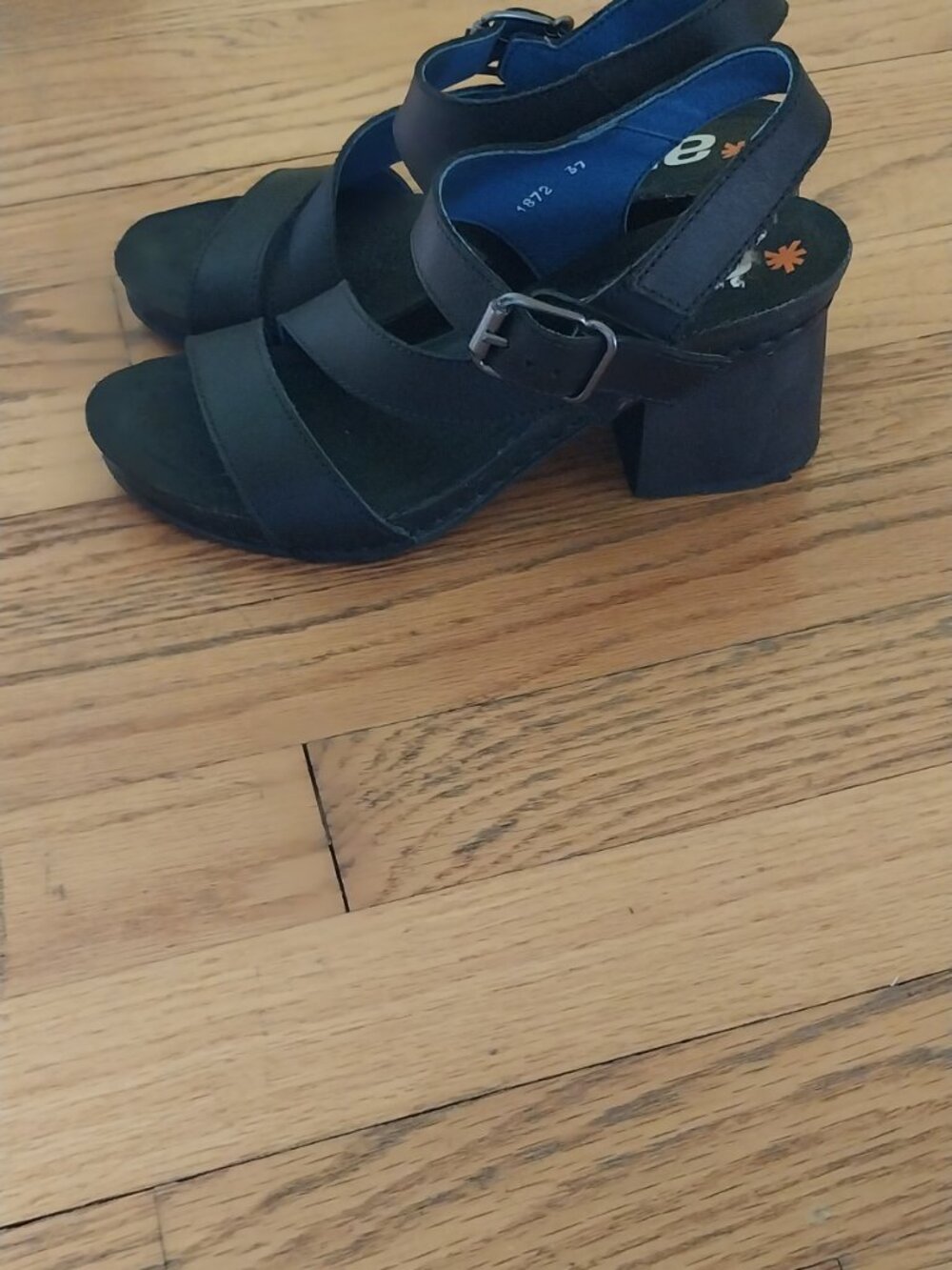 Block Heel Black Sandals The Art Company - Picture 6 of 8